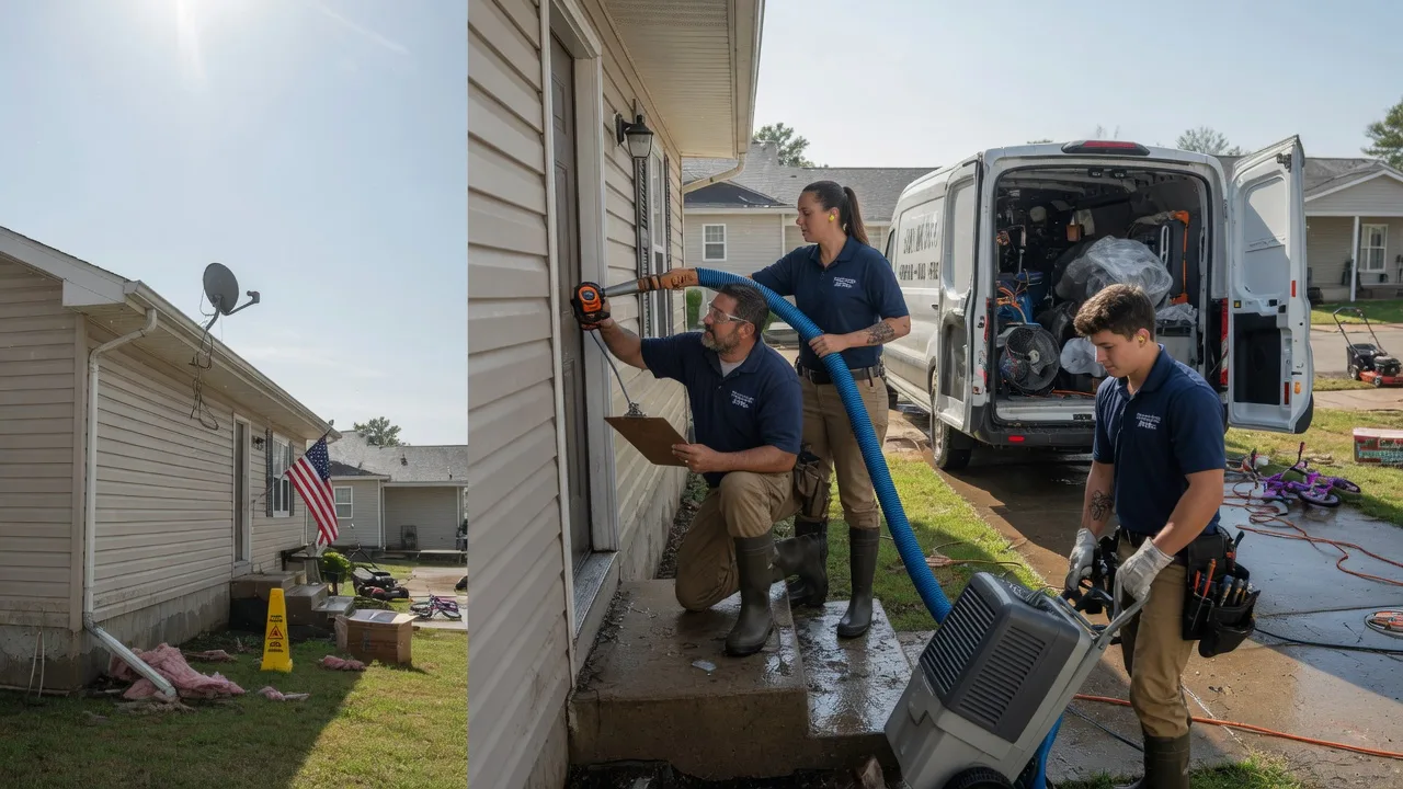 Ceiling Water Damage Restoration in Hindsville, AR near me